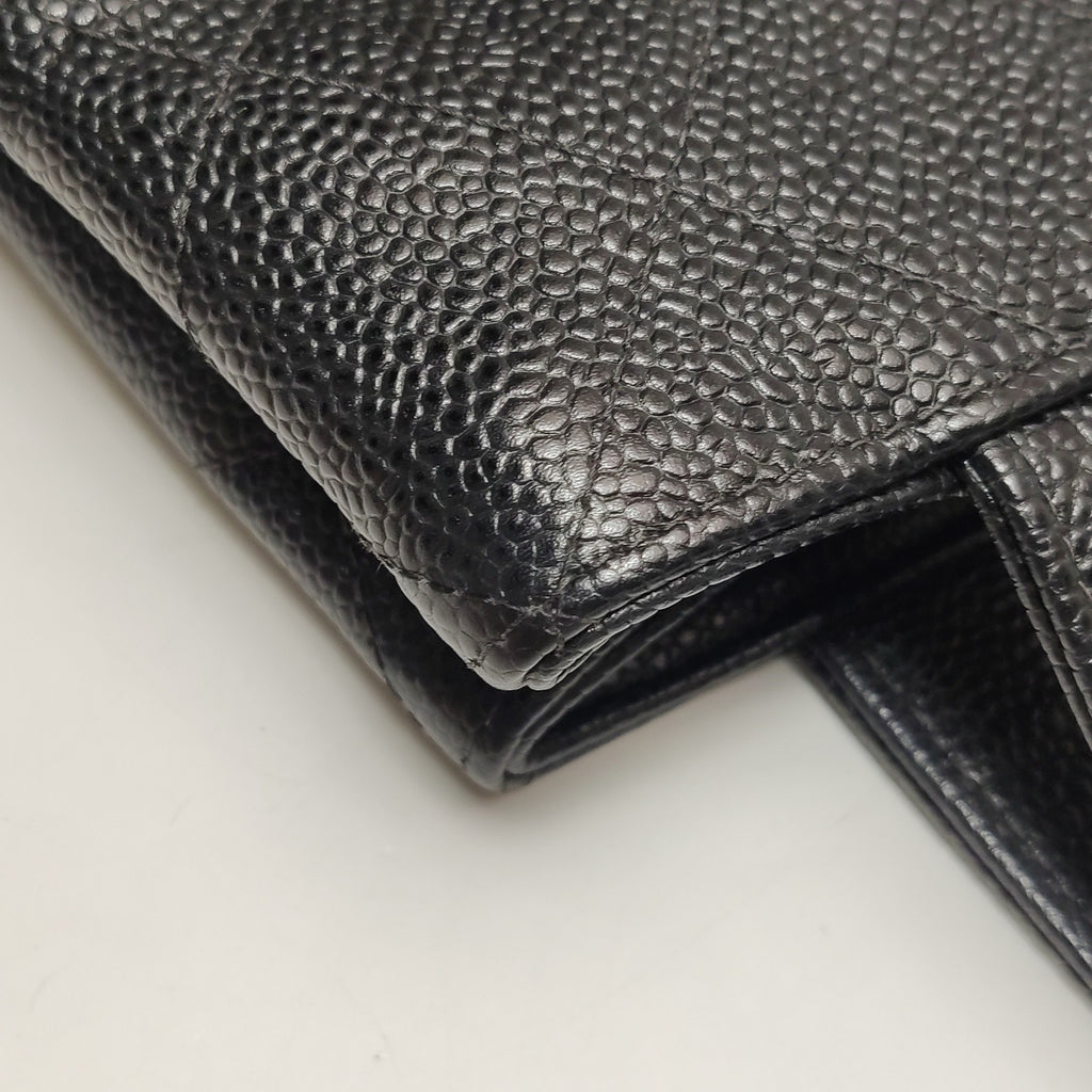 Chanel Quilted Caviar Shopper Tote