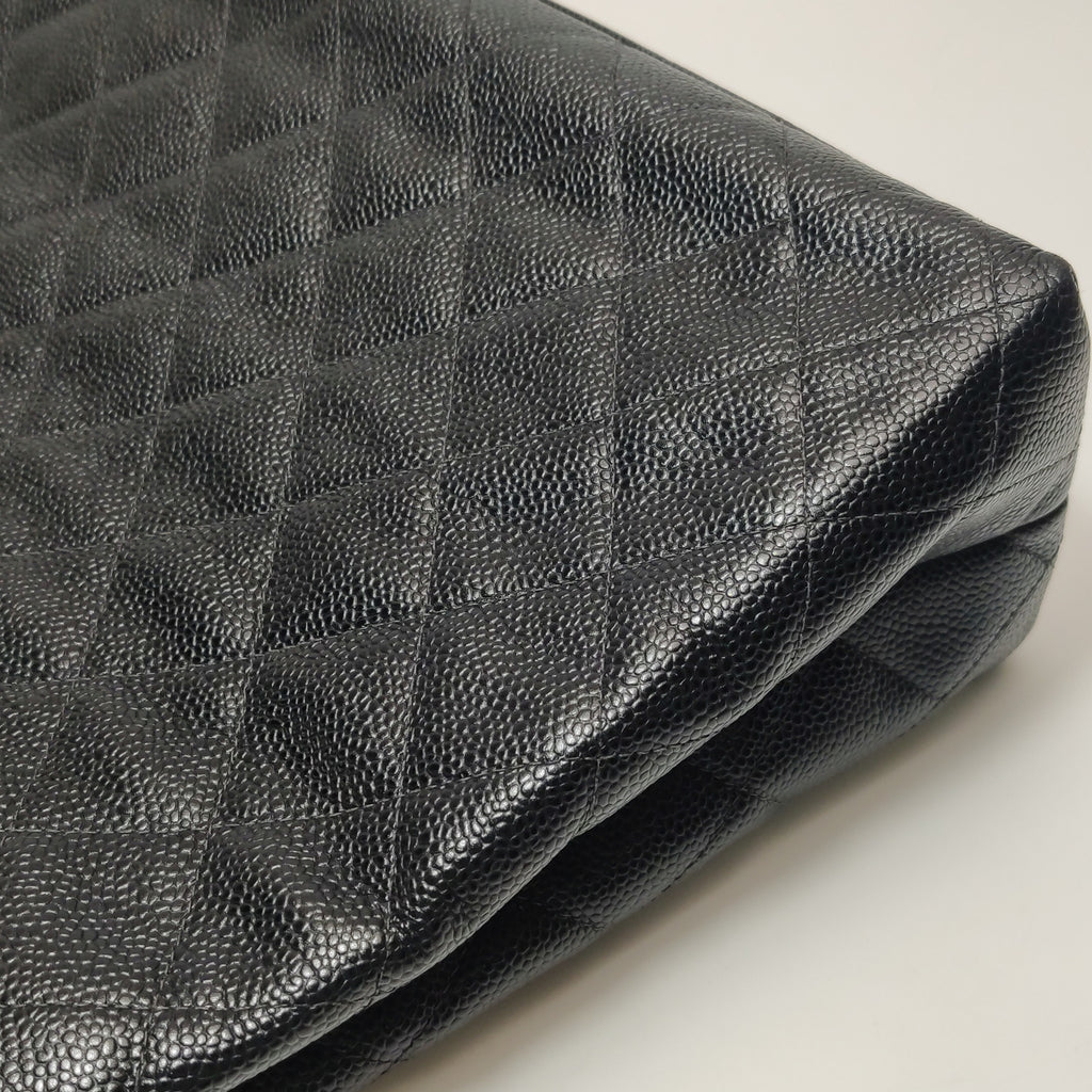 Chanel Quilted Caviar Shopper Tote