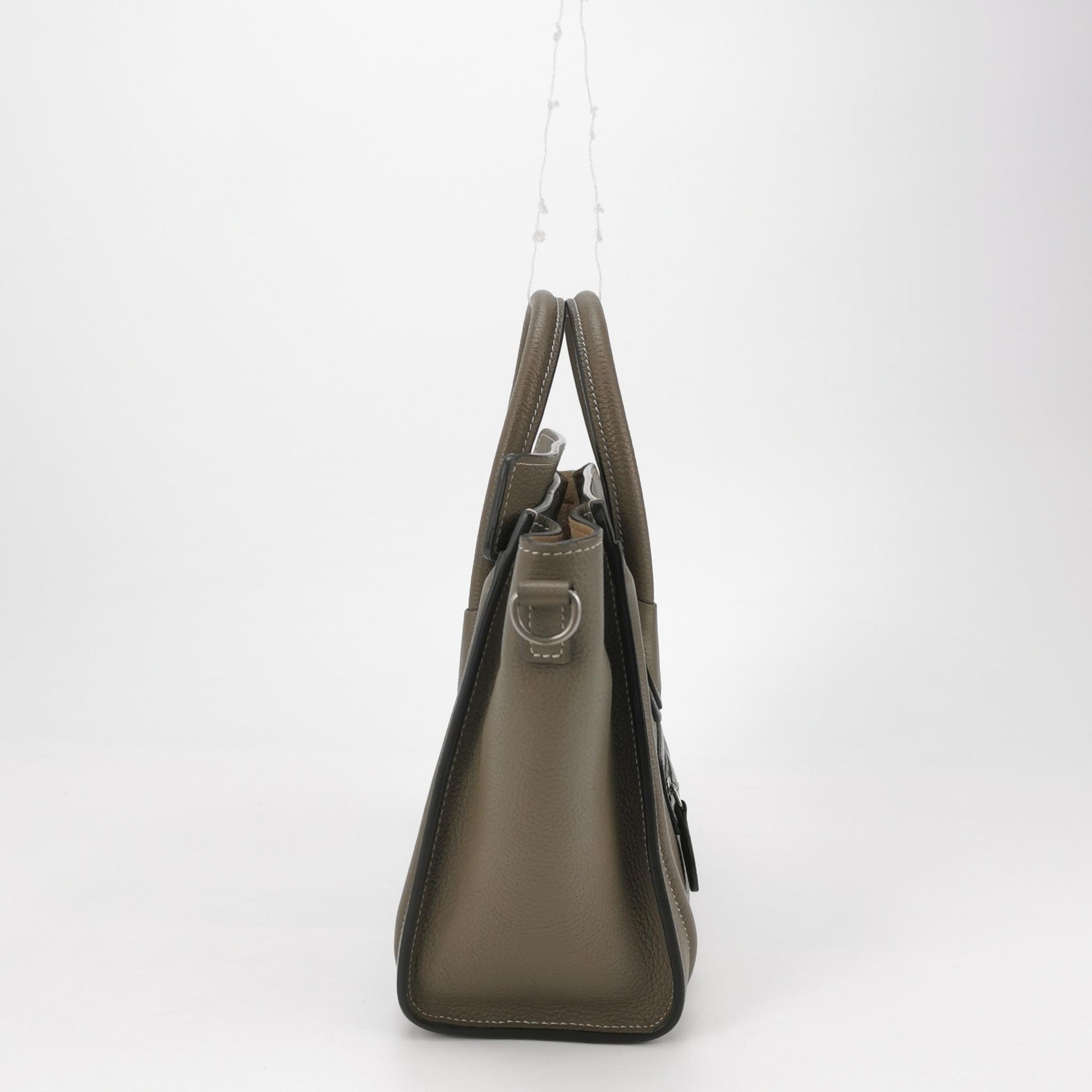 Celine Nano Luggage Grained Beige