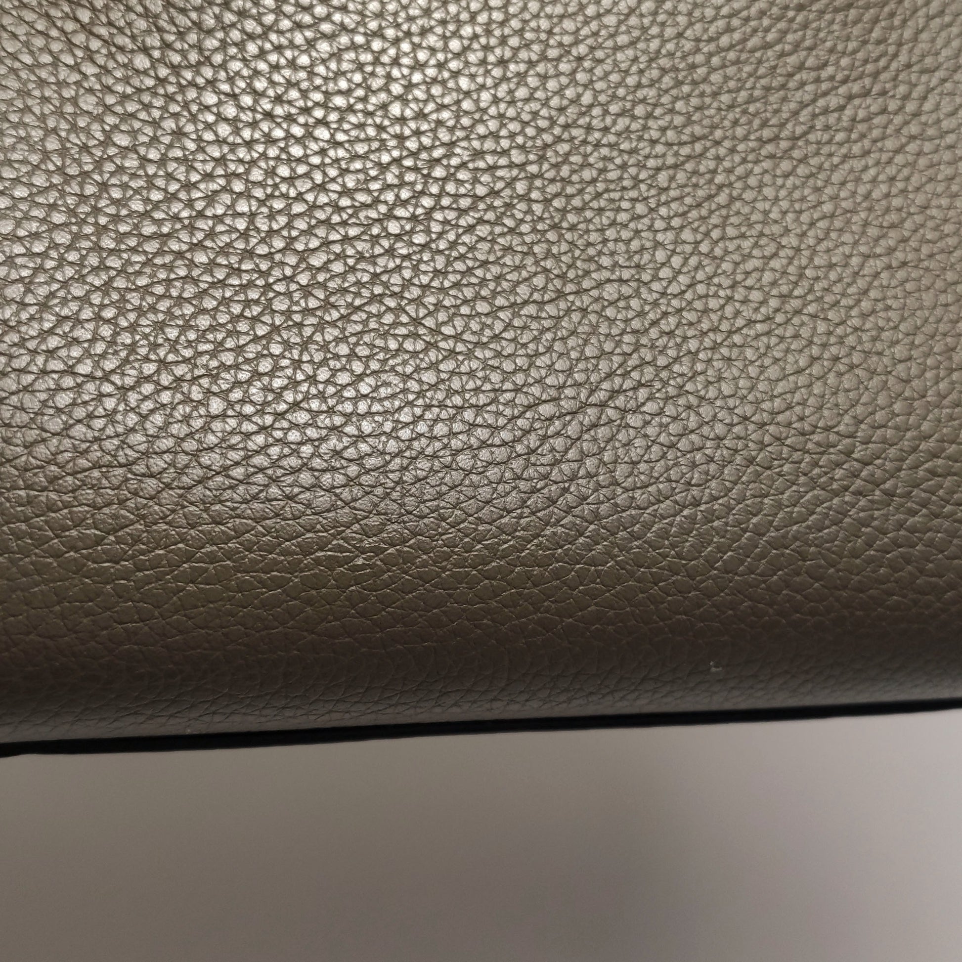 Celine Nano Luggage Grained Beige