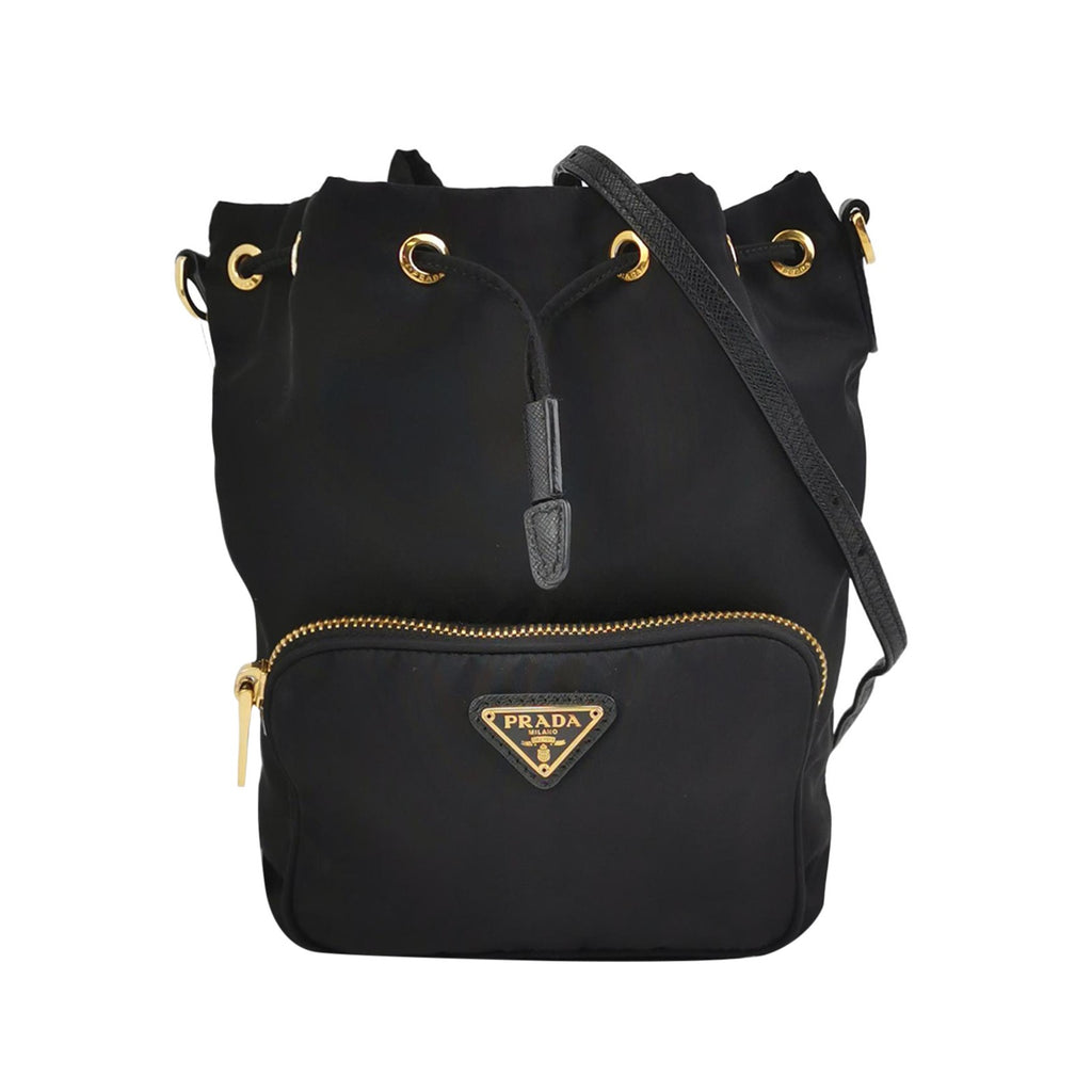 Prada Nylon Duet Drawstring Crossbody