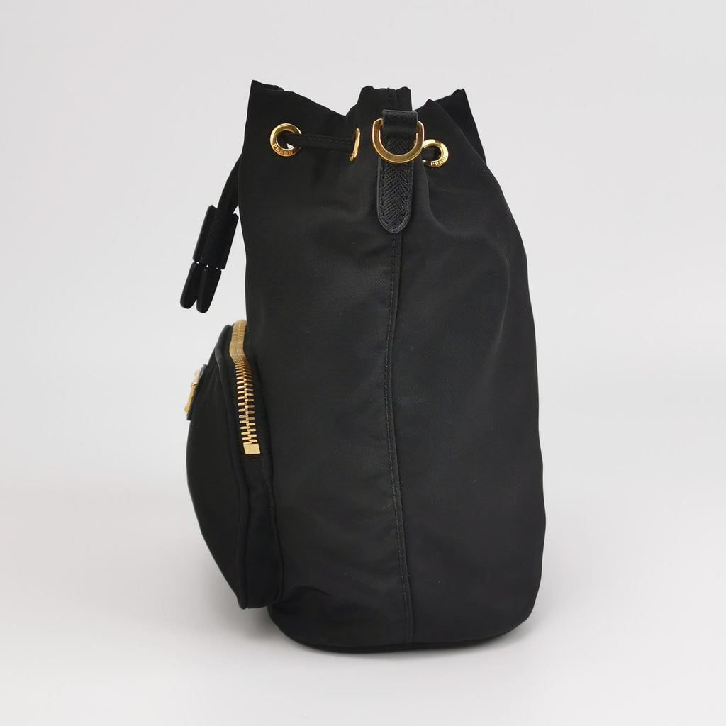 Prada Nylon Duet Drawstring Crossbody