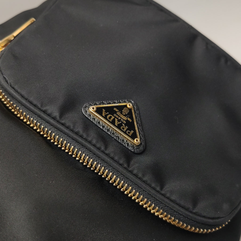 Prada Nylon Duet Drawstring Crossbody
