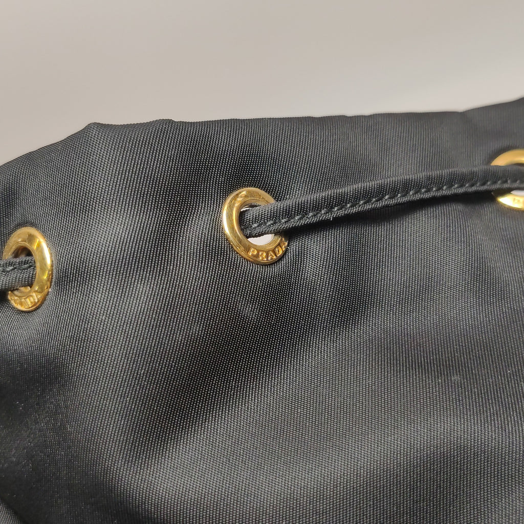 Prada Nylon Duet Drawstring Crossbody