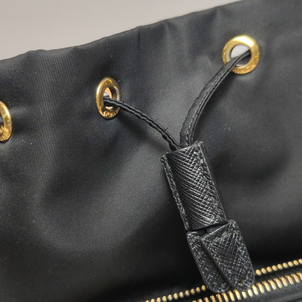 Prada Nylon Duet Drawstring Crossbody