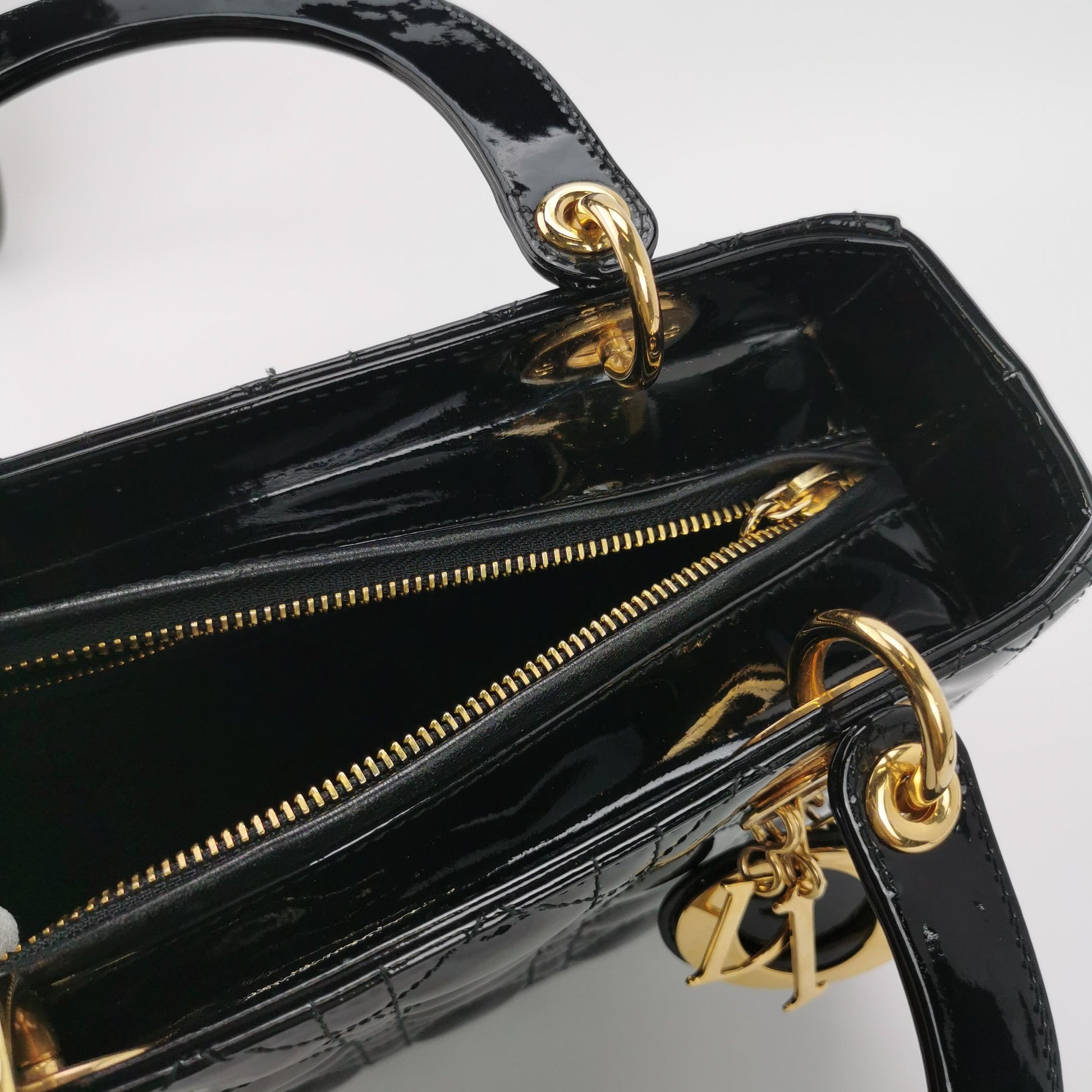 Dior Lady Dior Medium Patent