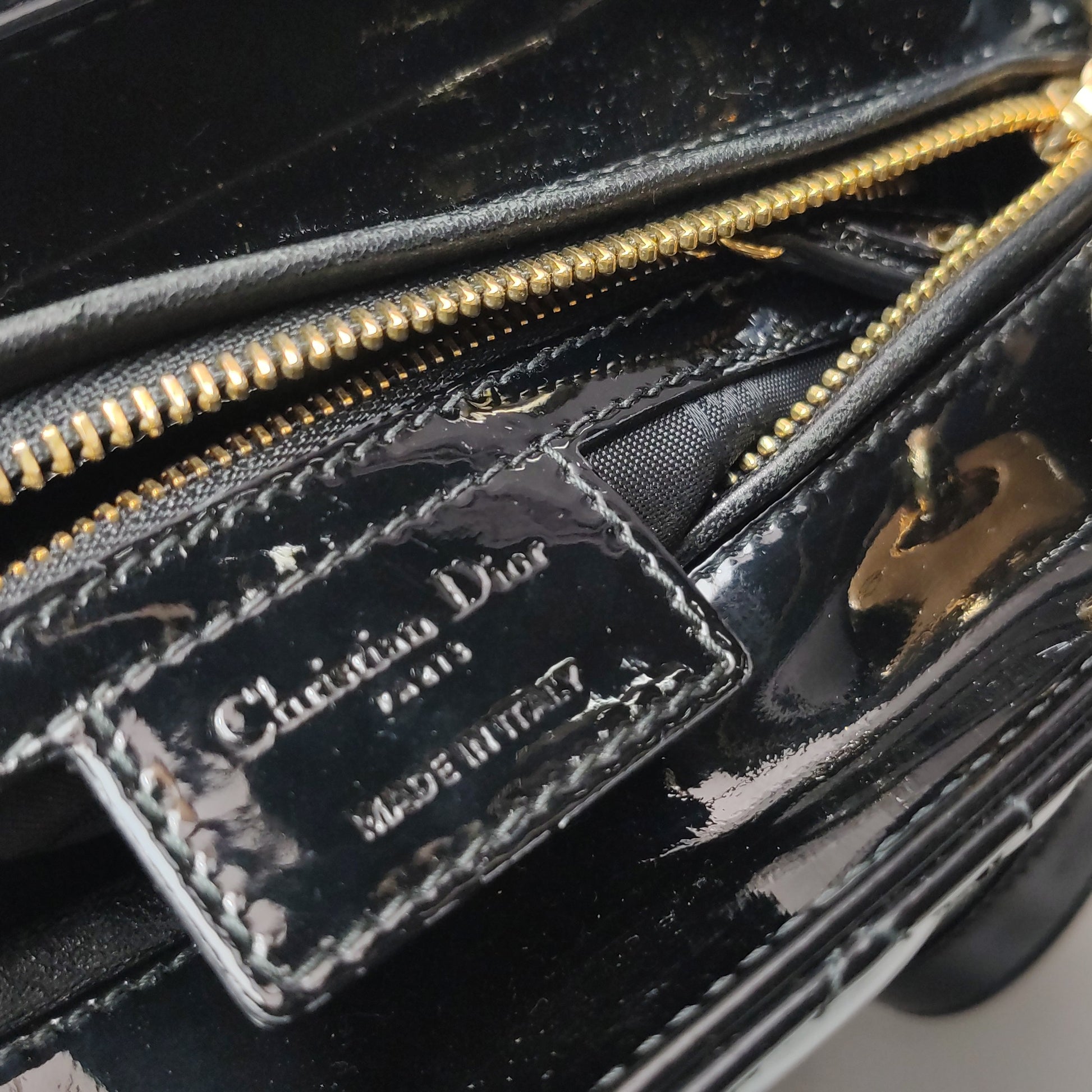 Dior Lady Dior Medium Patent