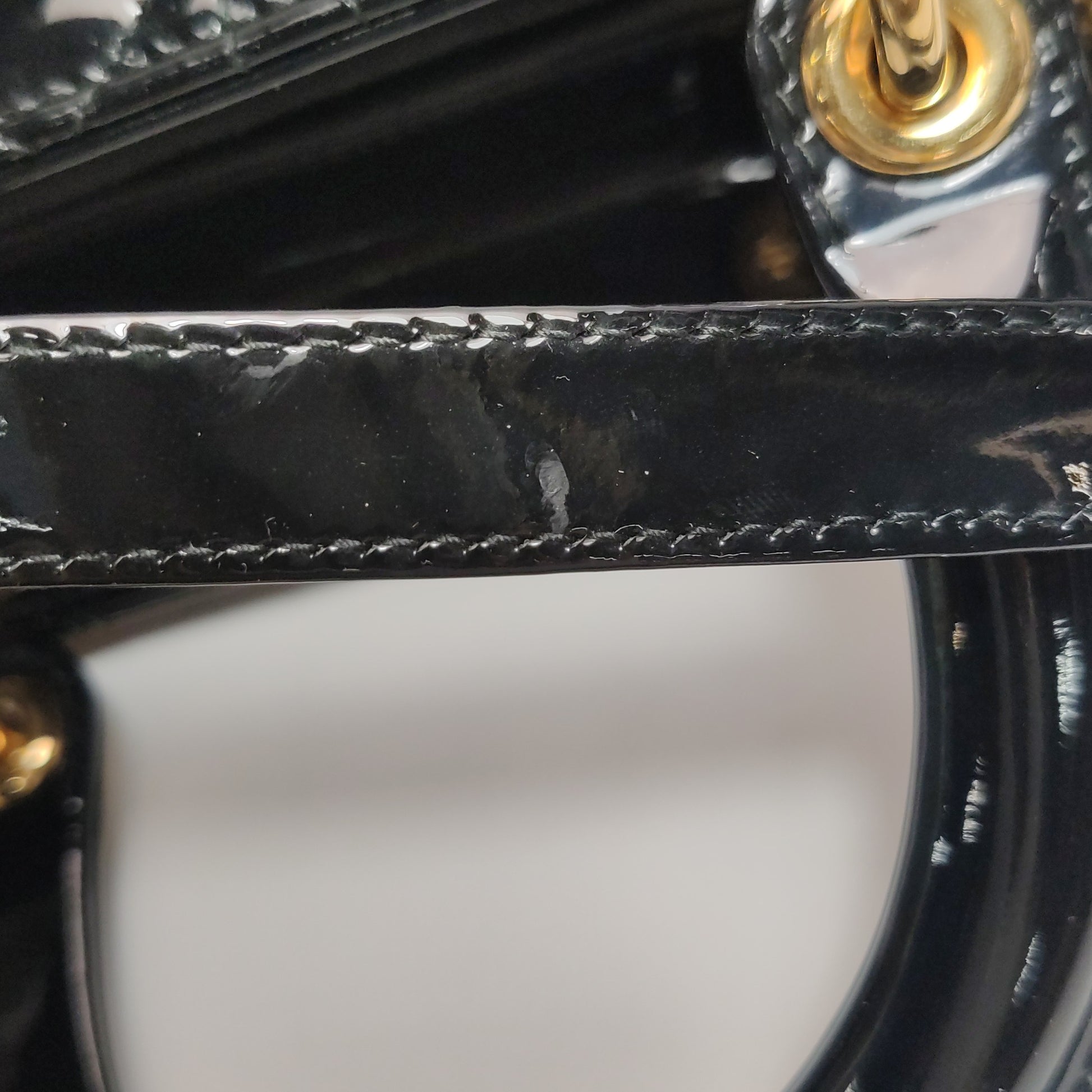 Dior Lady Dior Medium Patent
