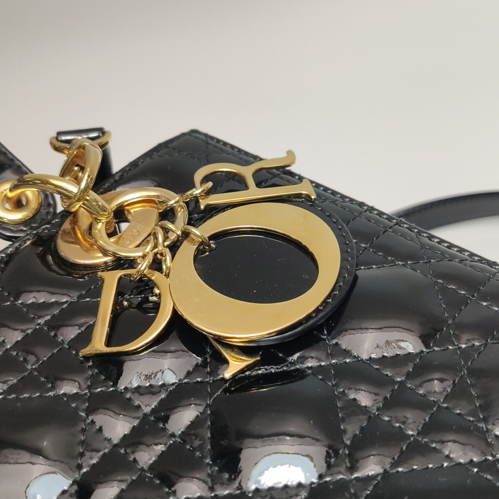 Dior Lady Dior Medium Patent