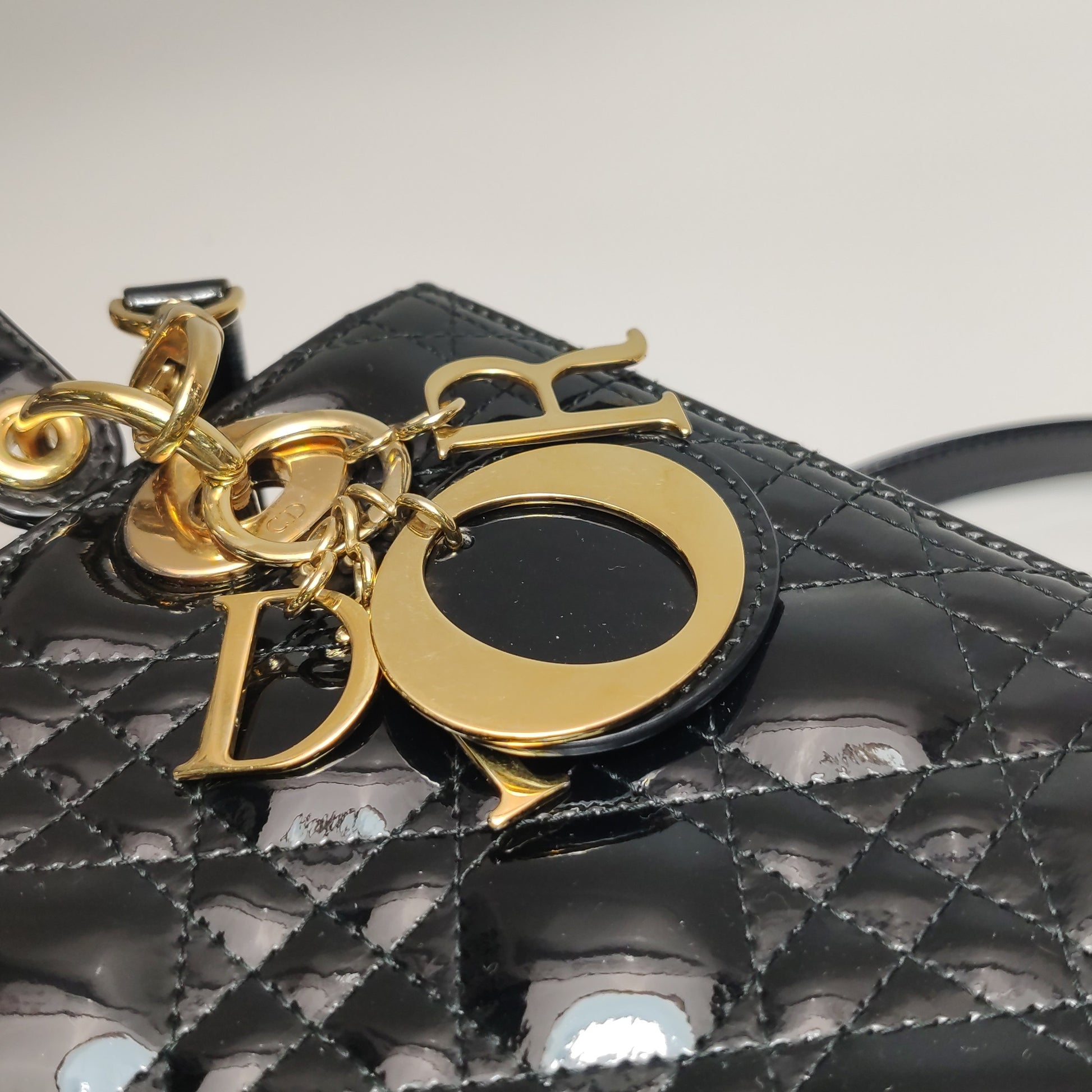 Dior Lady Dior Medium Patent