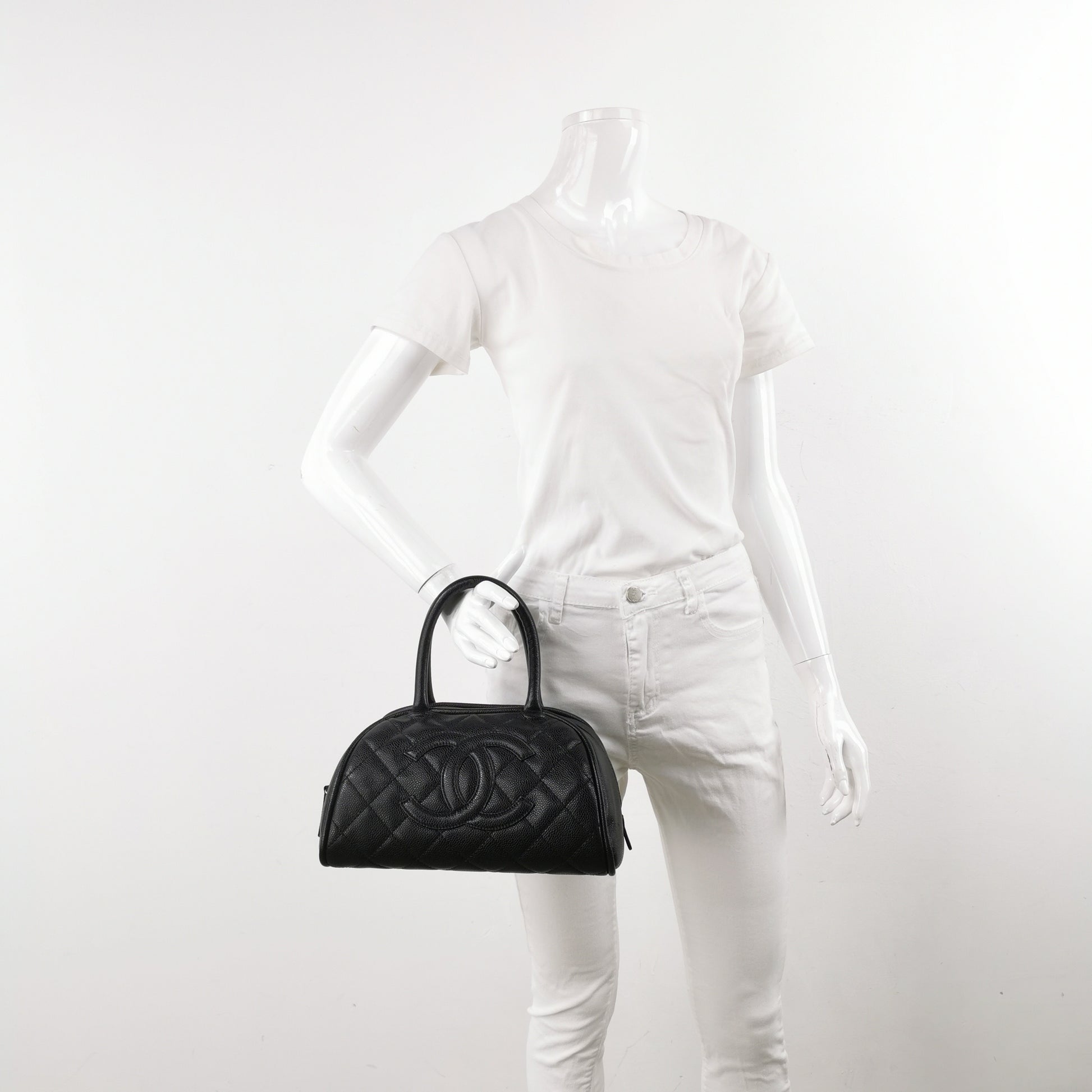 Chanel Bowler Bag Small Caviar