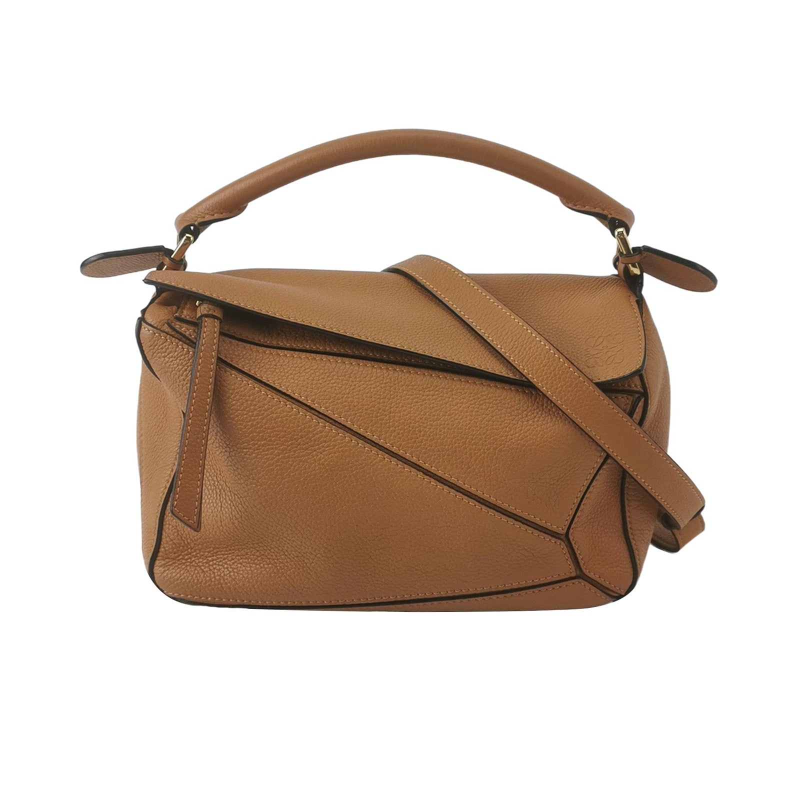 Loewe Puzzle Small Grained Caramel