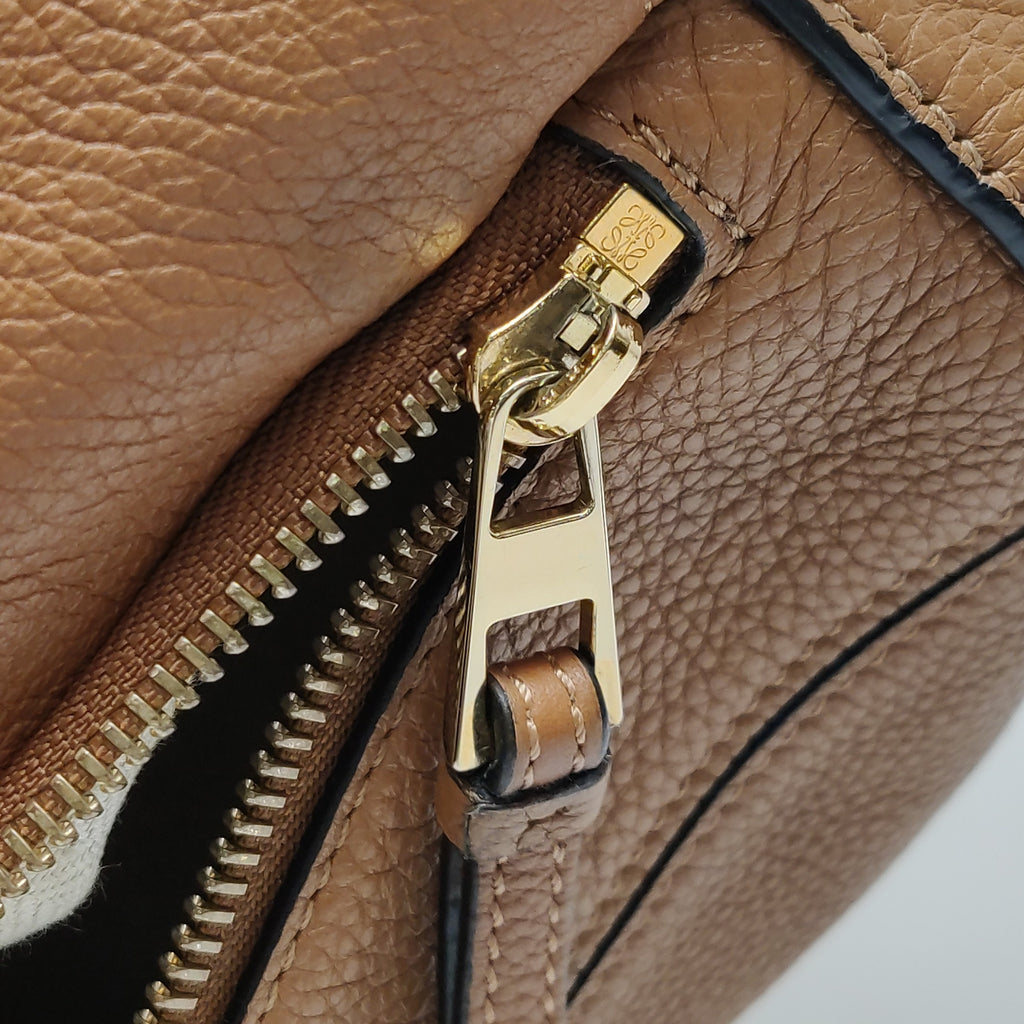 Loewe Puzzle Small Grained Caramel
