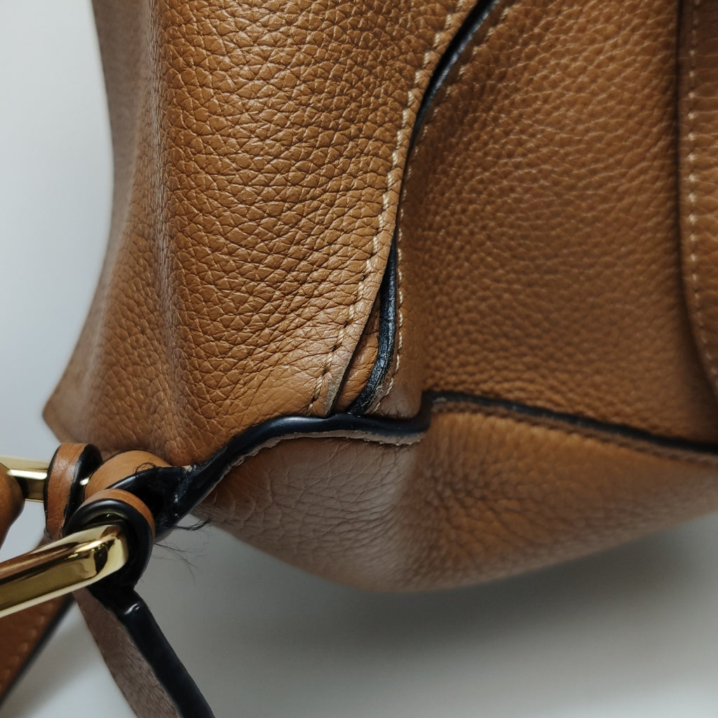 Loewe Puzzle Small Grained Caramel