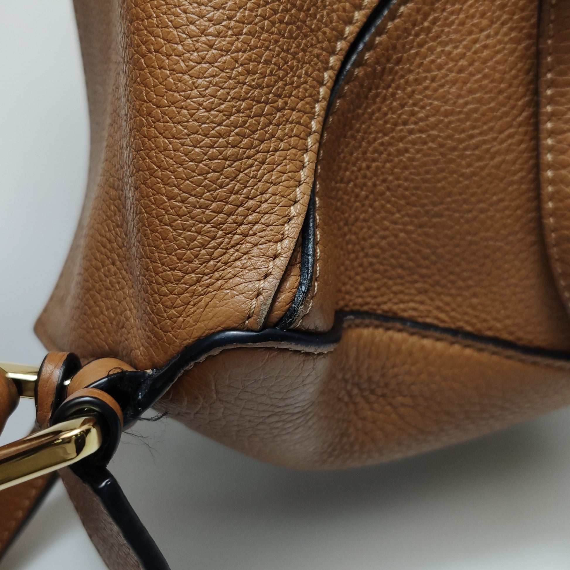 Loewe Puzzle Small Grained Caramel