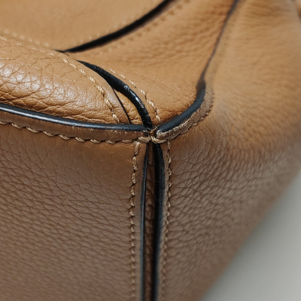 Loewe Puzzle Small Grained Caramel