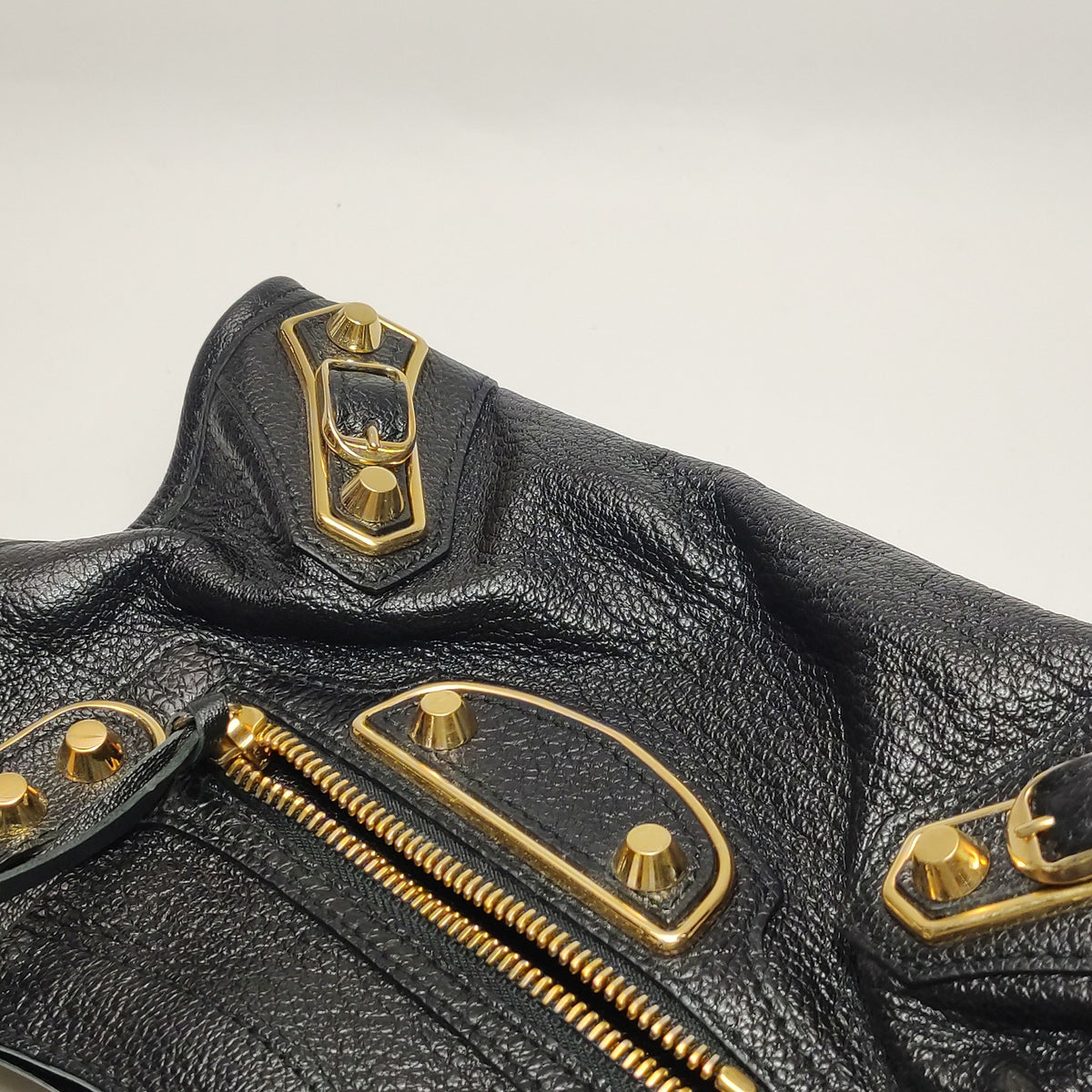 Balenciaga Mini City Metallic Edge Black