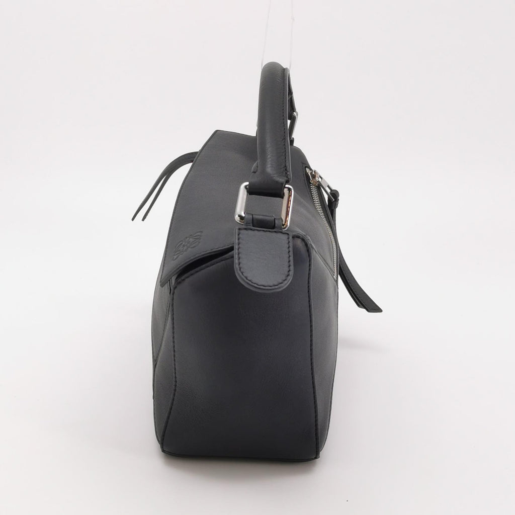 Loewe Puzzle Small Classic Calfskin Black SHW