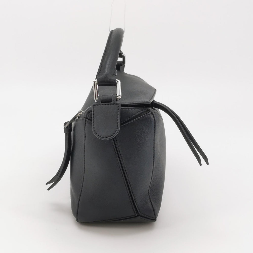 Loewe Puzzle Small Classic Calfskin Black SHW