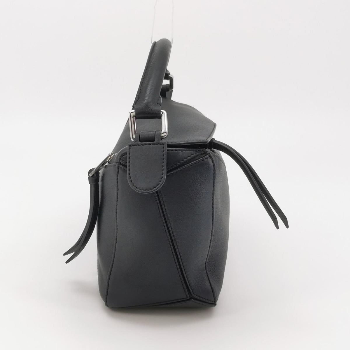 Loewe Puzzle Small Classic Calfskin Black SHW