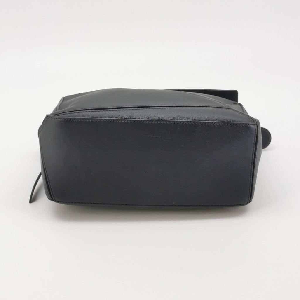 Loewe Puzzle Small Classic Calfskin Black SHW