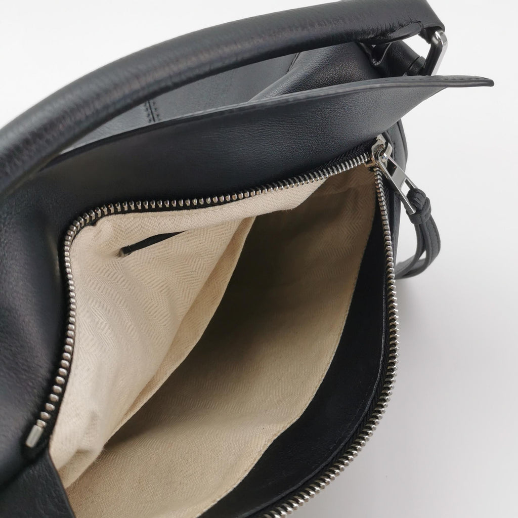Loewe Puzzle Small Classic Calfskin Black SHW