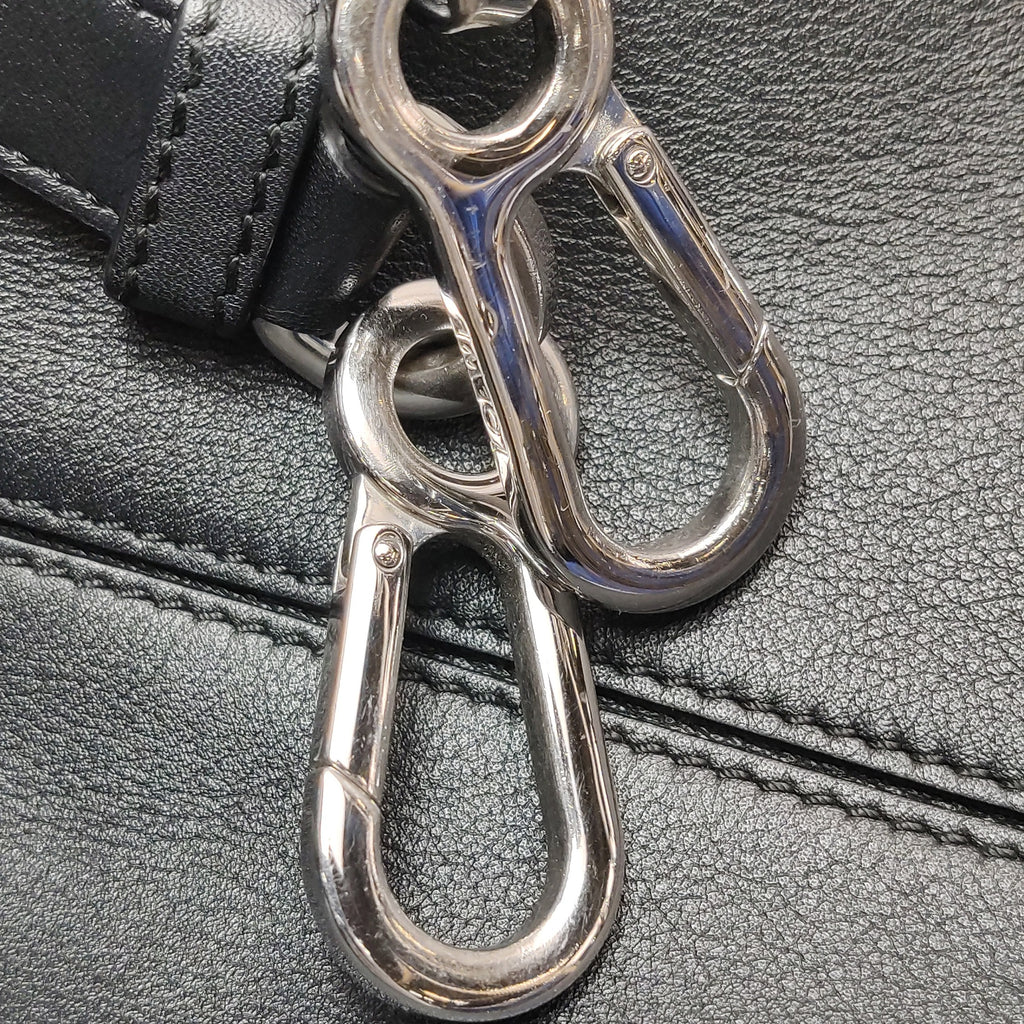 Loewe Puzzle Small Classic Calfskin Black SHW