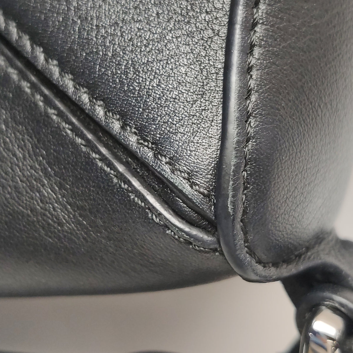 Loewe Puzzle Small Classic Calfskin Black SHW