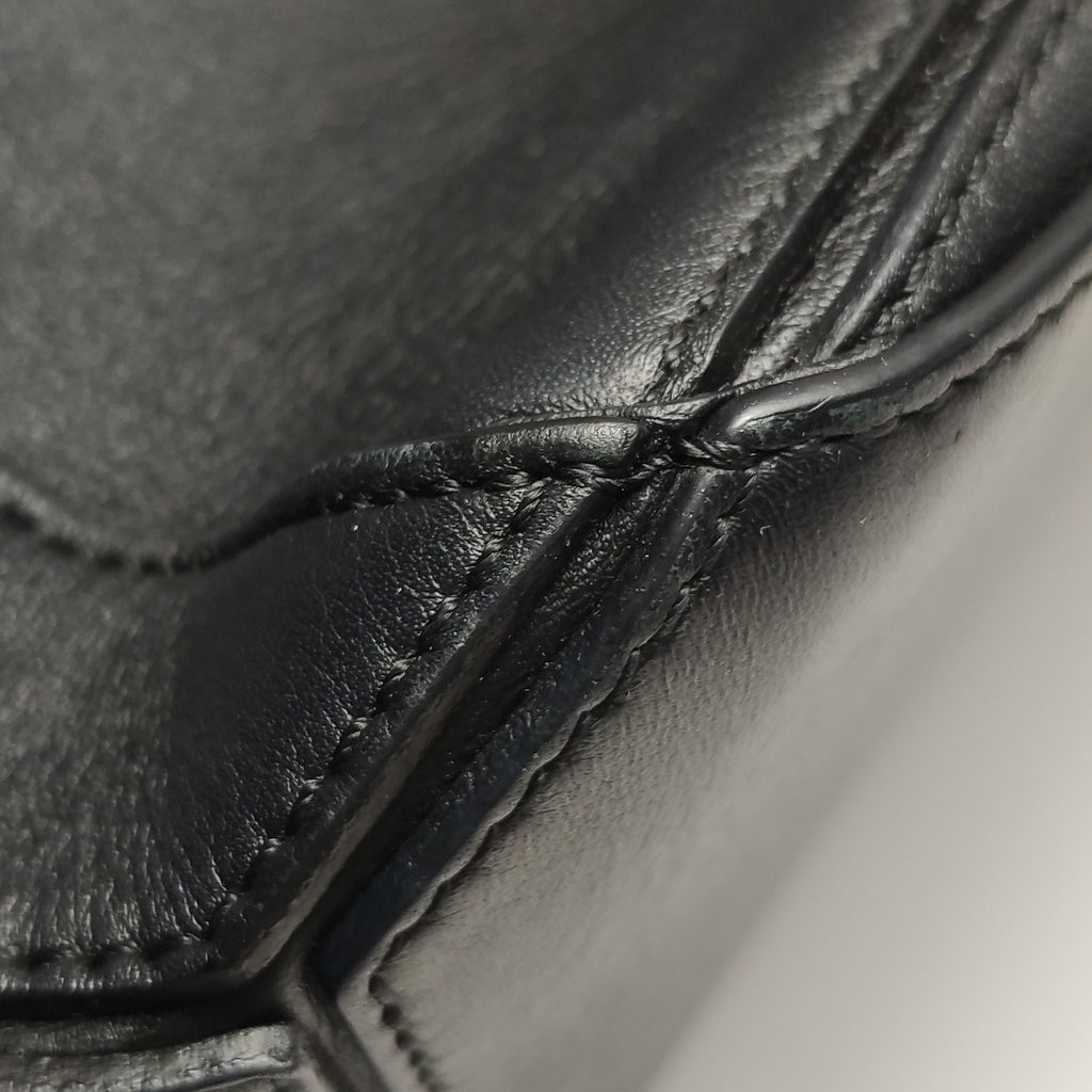 Loewe Puzzle Small Classic Calfskin Black SHW