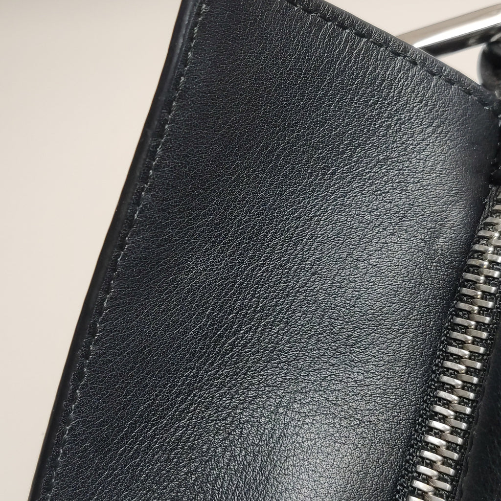Loewe Puzzle Small Classic Calfskin Black SHW