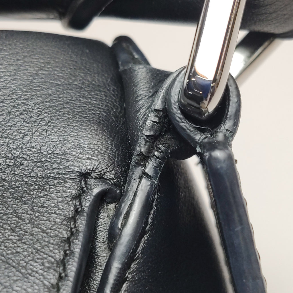 Loewe Puzzle Small Classic Calfskin Black SHW