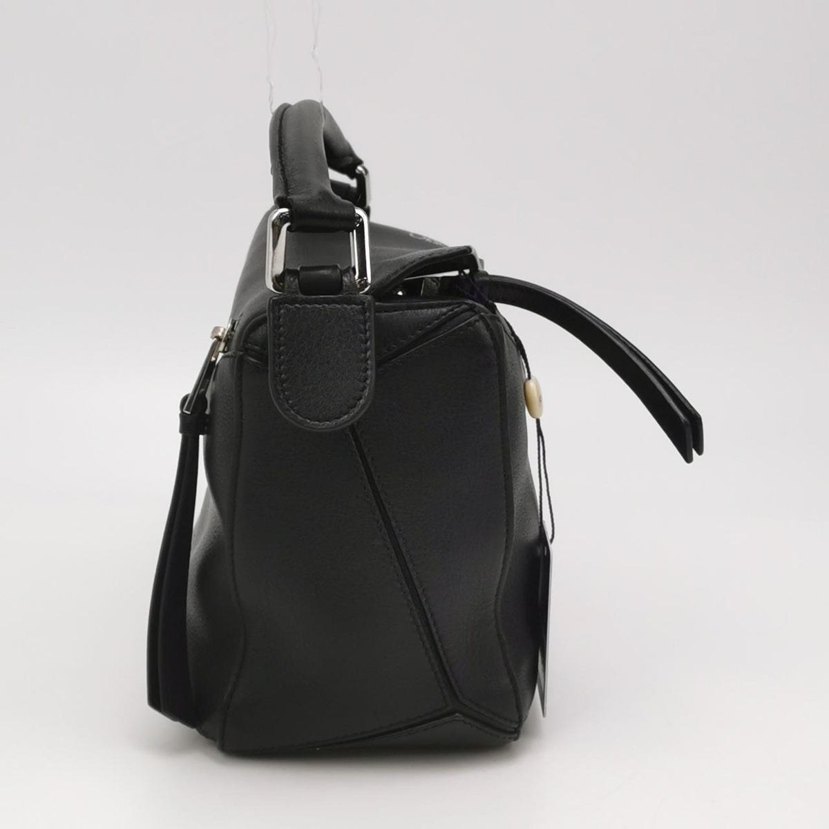Loewe Puzzle Small Classic Calfskin Black SHW