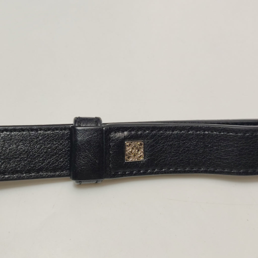 Loewe Puzzle Small Classic Calfskin Black SHW