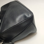 Loewe Puzzle Small Classic Calfskin Black SHW