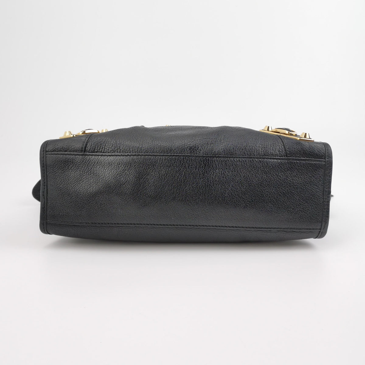 Balenciaga Small City Metallic Edge Black GHW