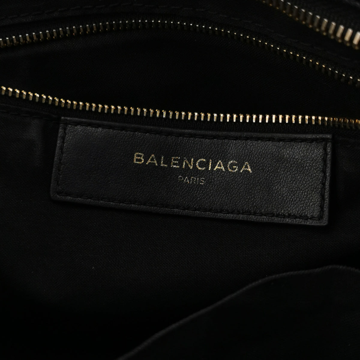 Balenciaga Small City Metallic Edge Black GHW