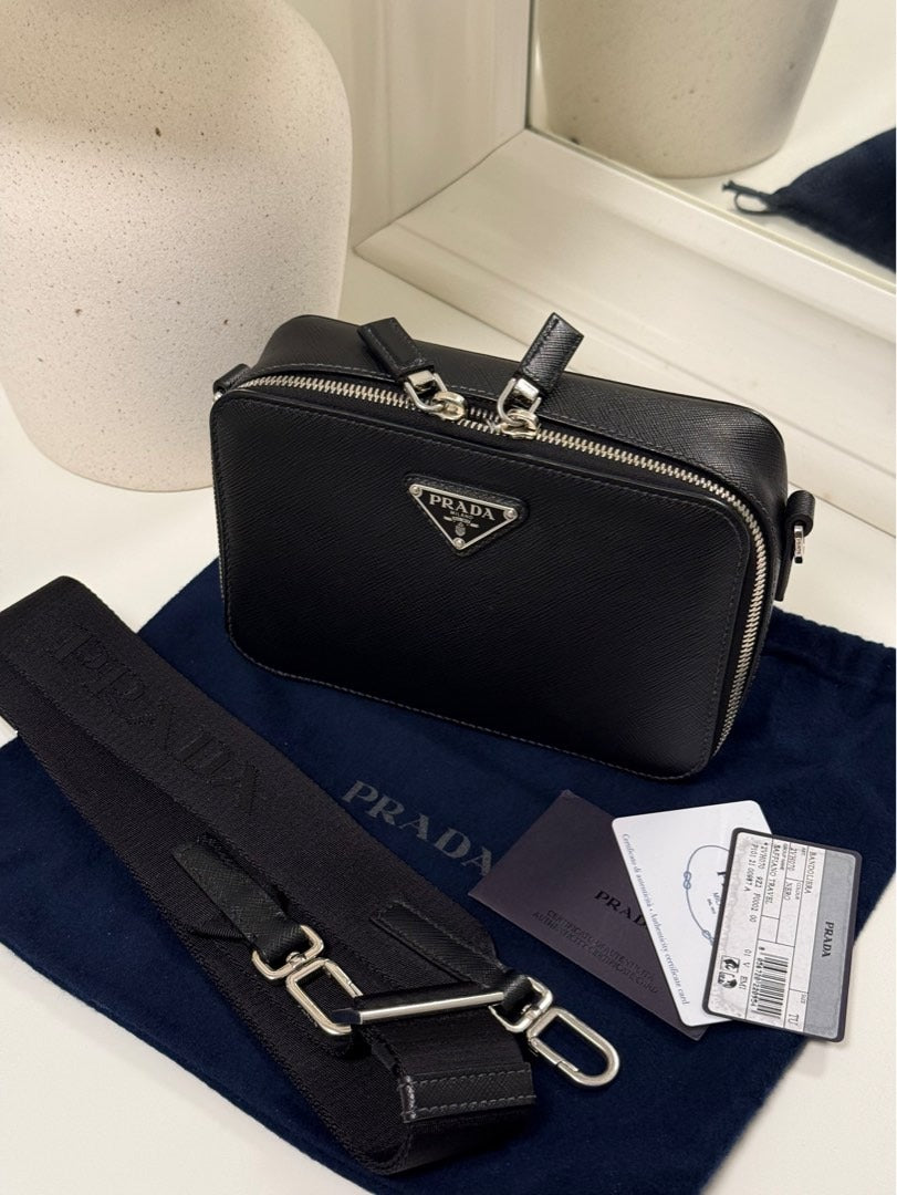 Prada Brique Travel Crossbody