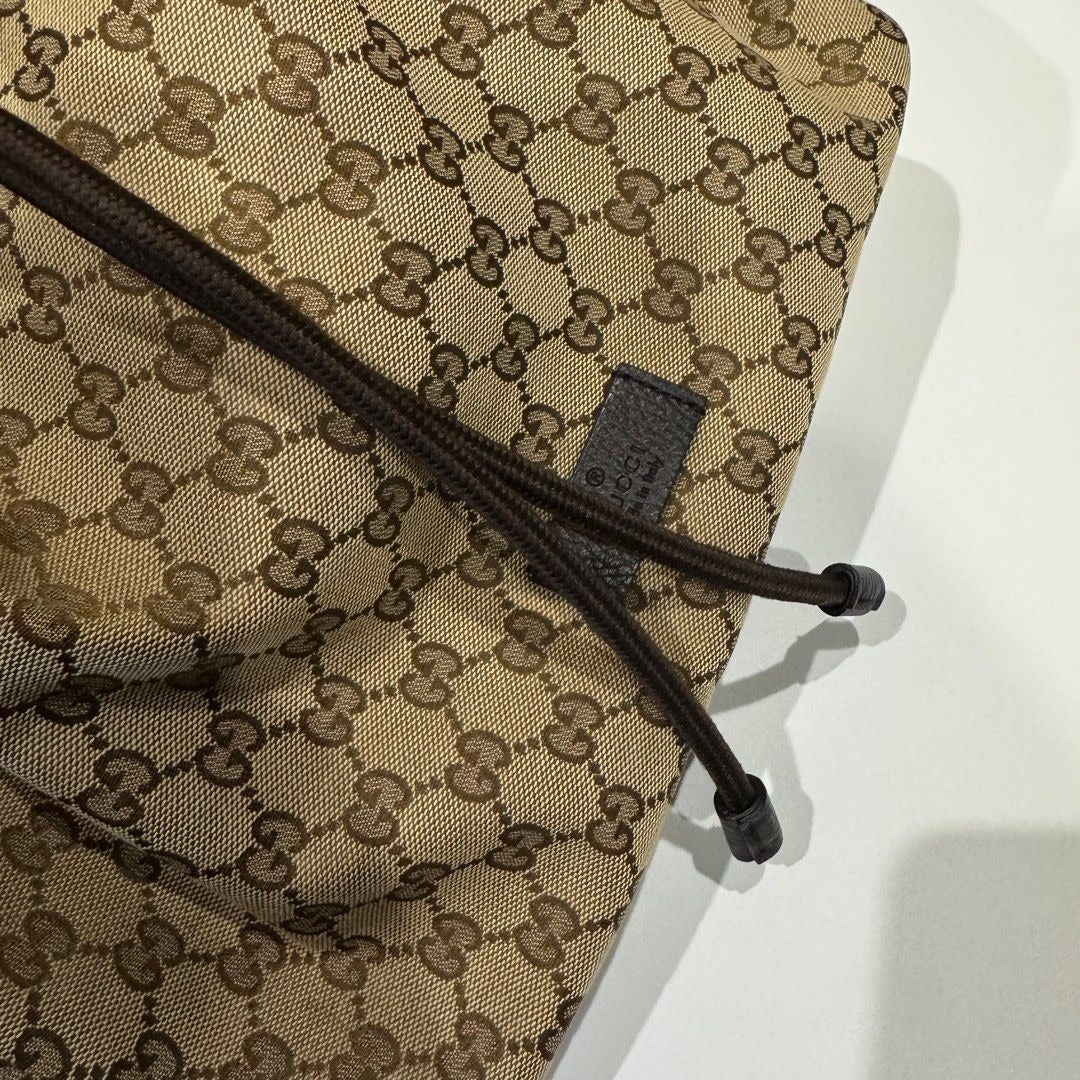 Gucci Dollar Calfskin O Drawstring Backpack