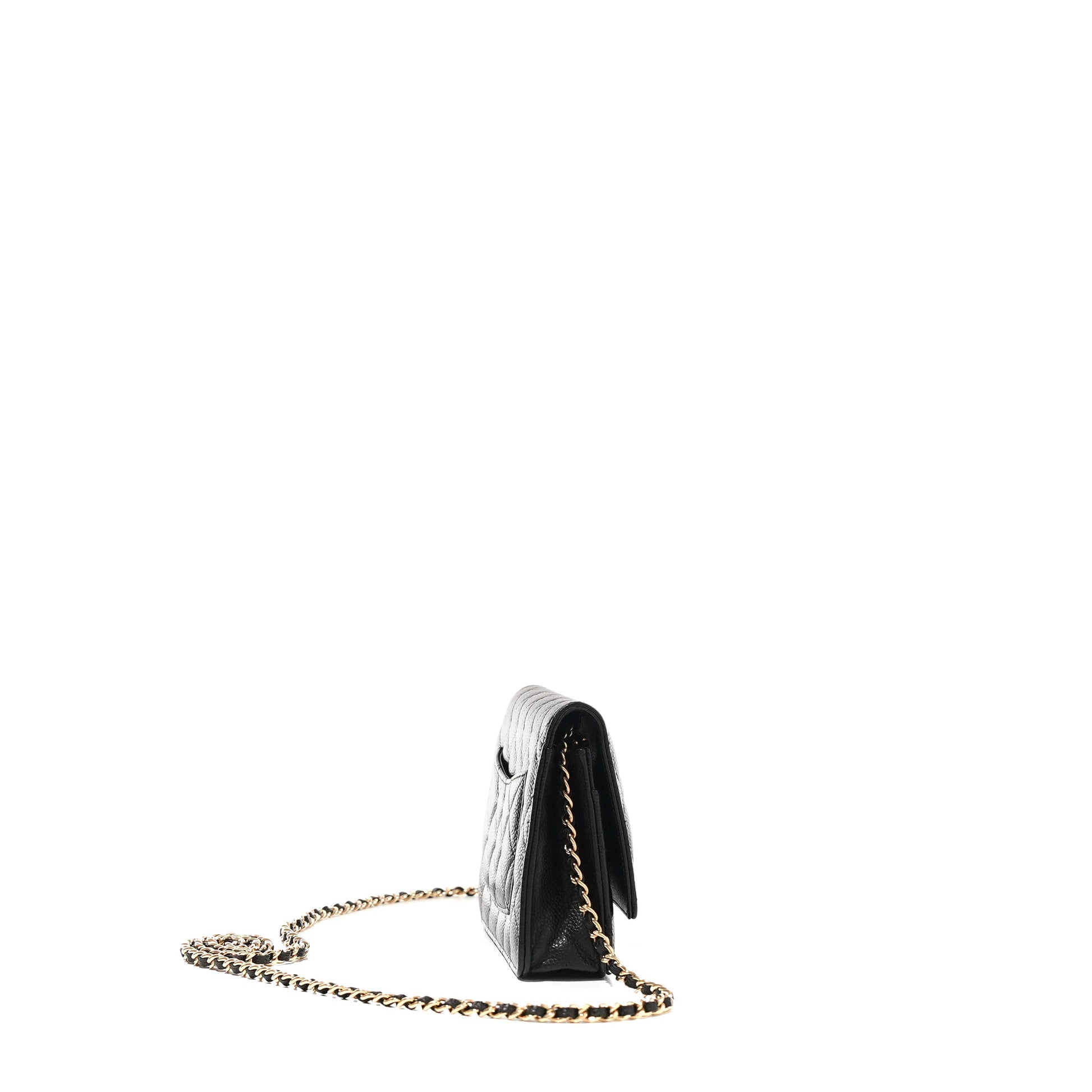 Chanel Wallet on Chain Caviar