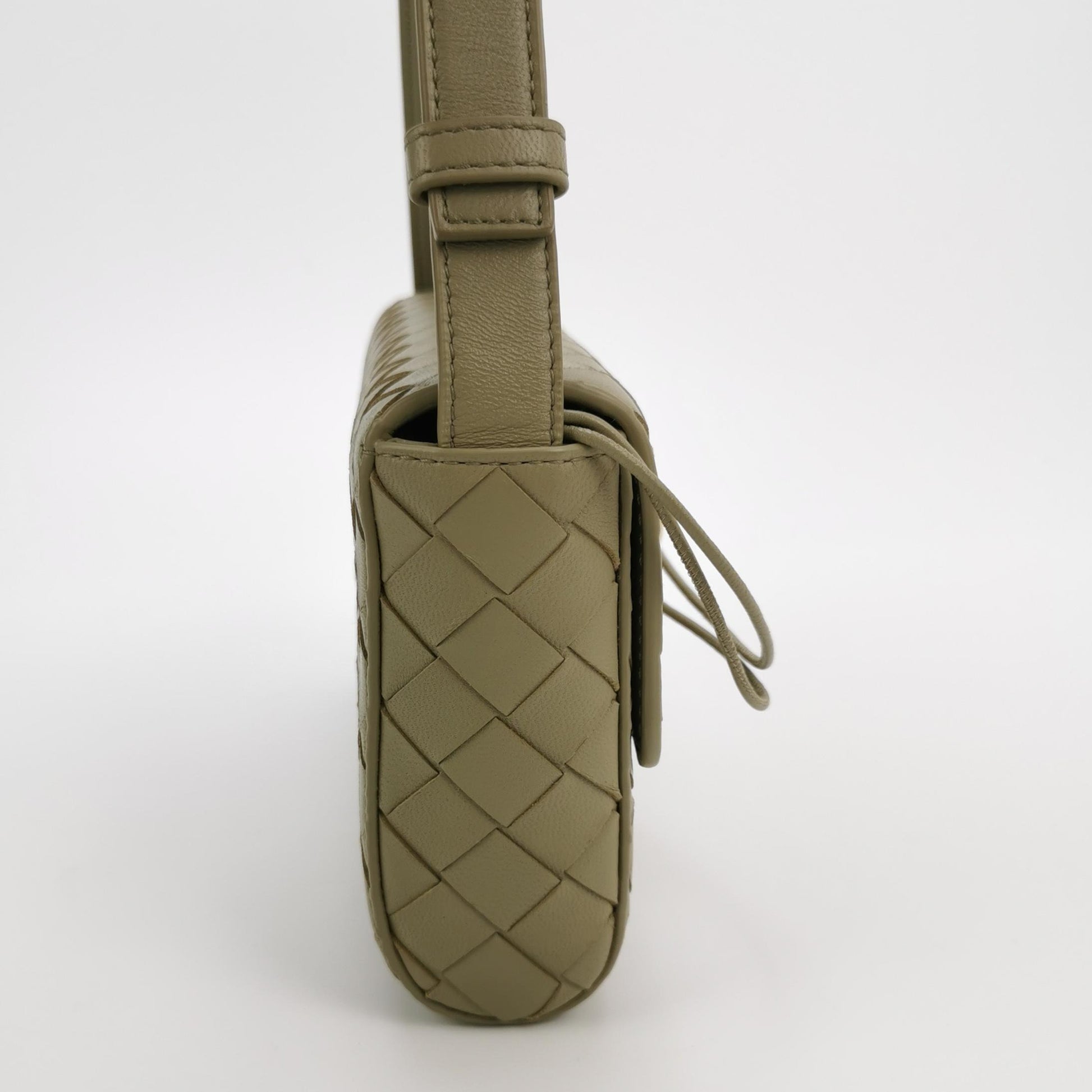 Bottega Veneta Andiamo Crossbody Travertine