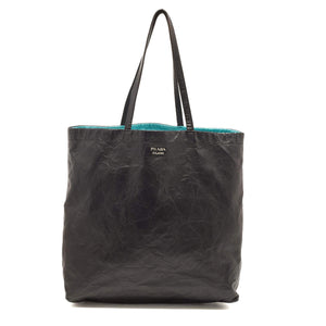 Prada Antique Leather Reversible Tote