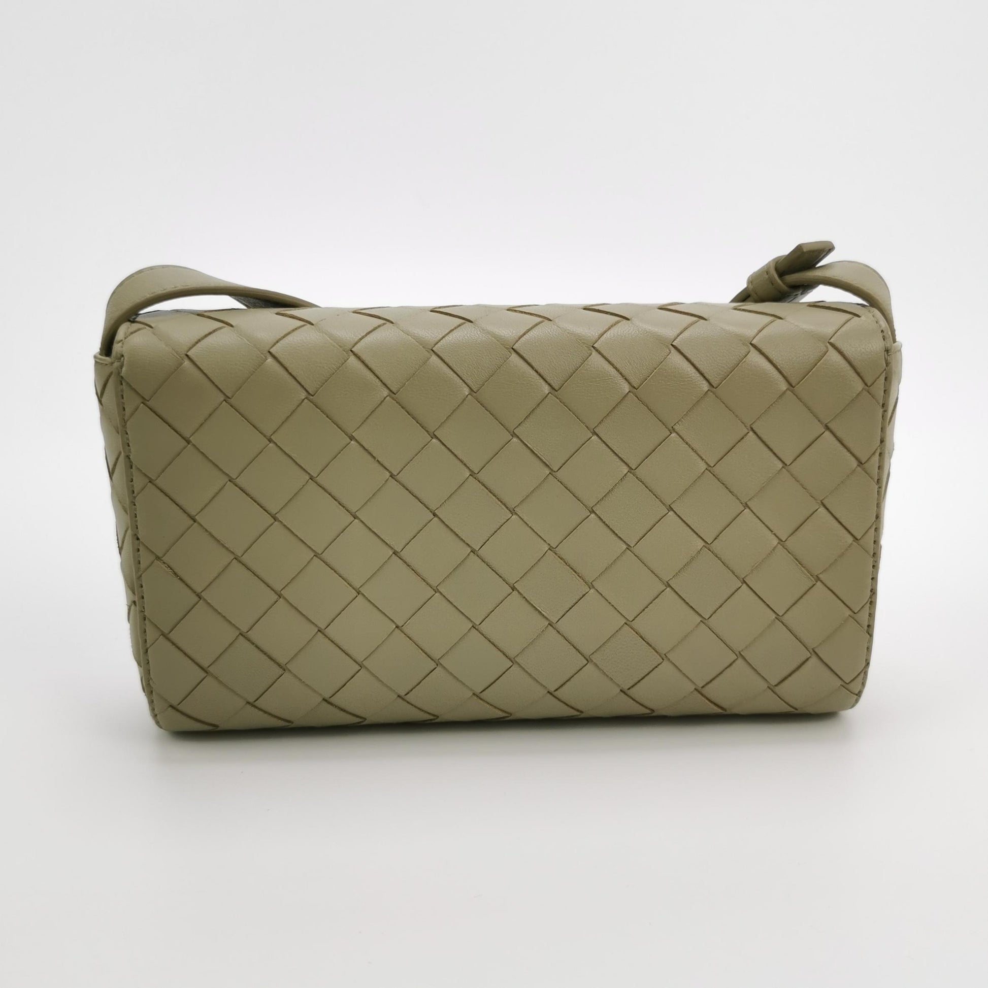 Bottega Veneta Andiamo Crossbody Travertine