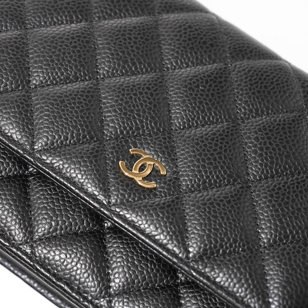 Chanel Wallet on Chain Caviar