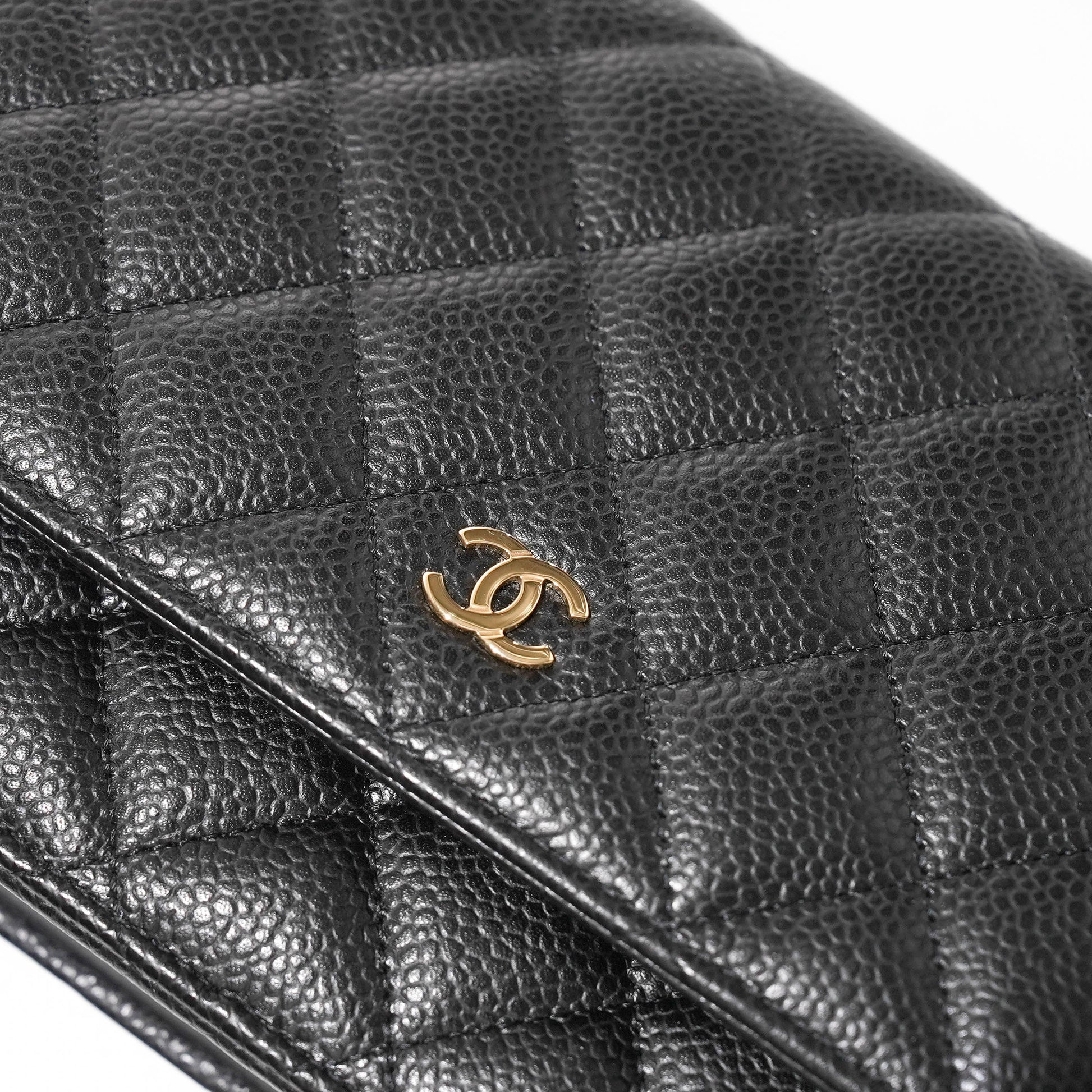 Chanel Wallet on Chain Caviar