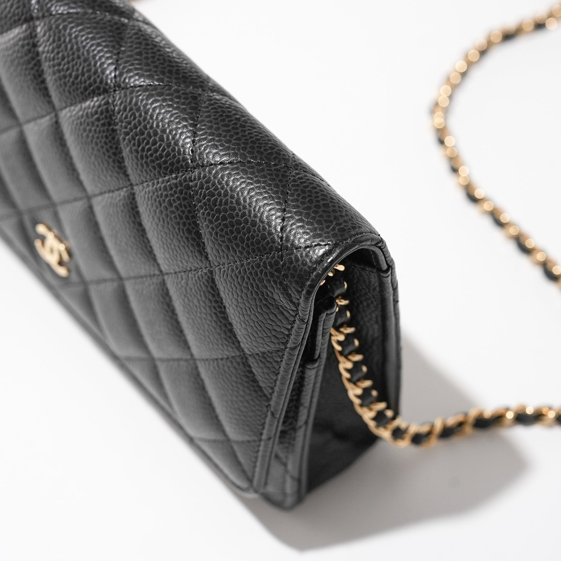 Chanel Wallet on Chain Caviar