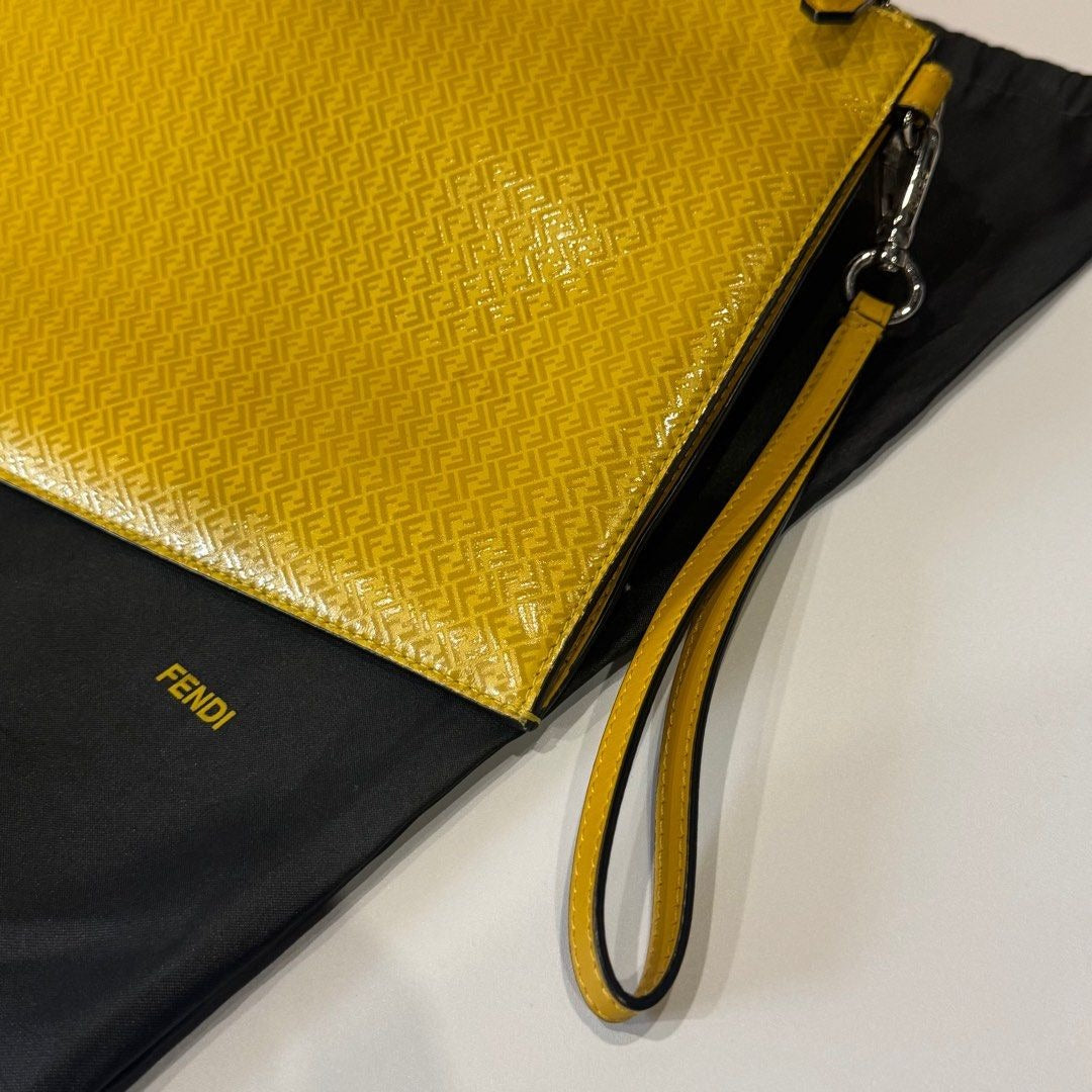 Fendi Zucchino FF Clutch