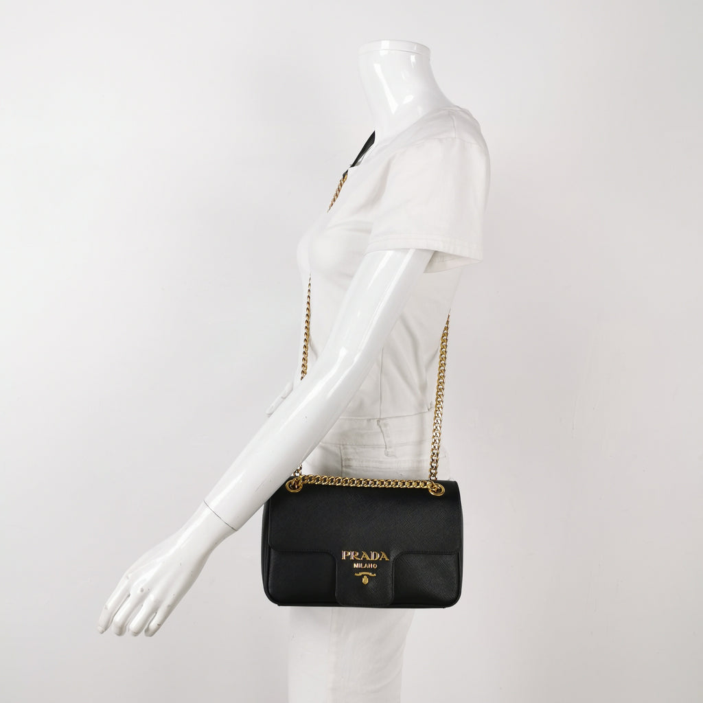 Prada Saffiano Lux Flap