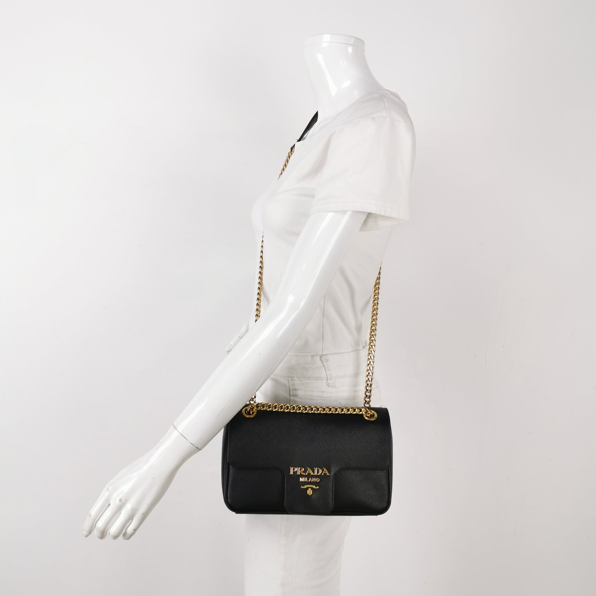 Prada Saffiano Lux Flap