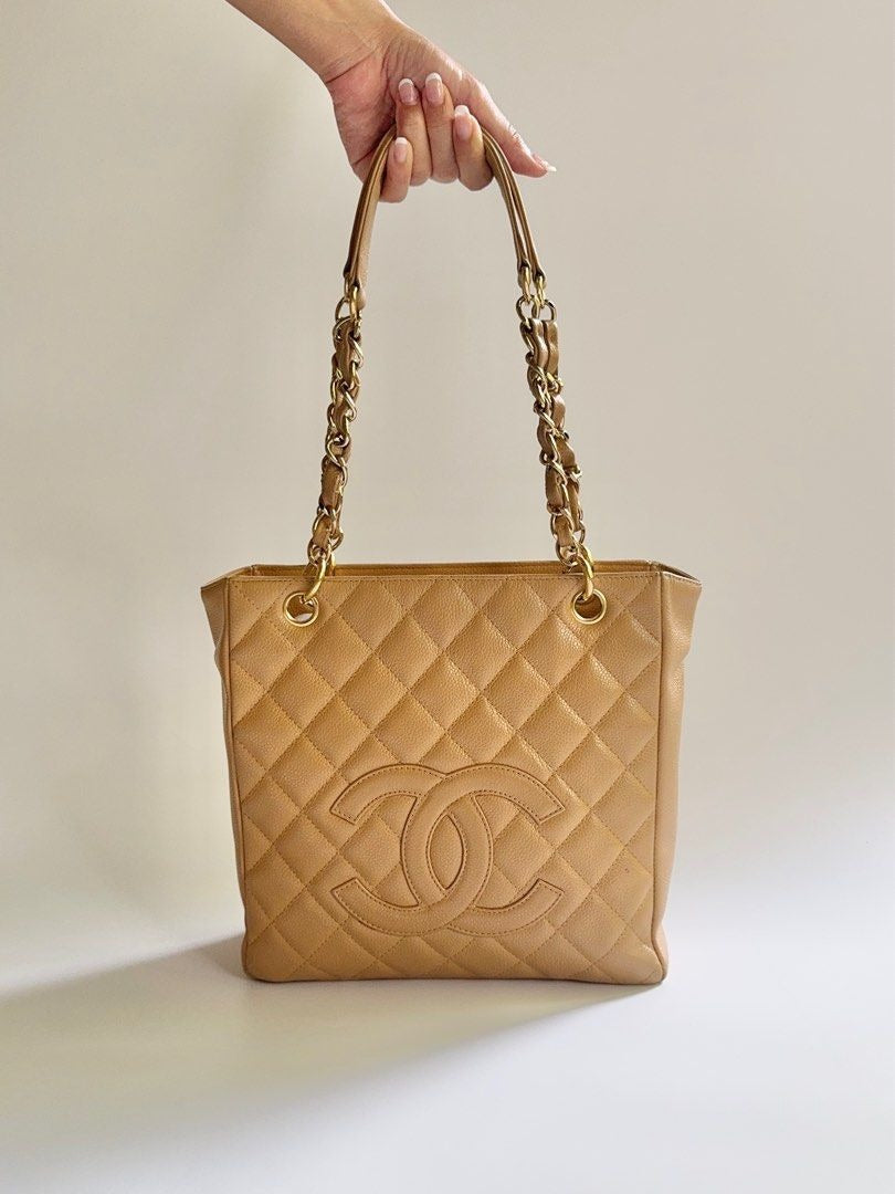 Chanel Petite Shopping Tote Caviar