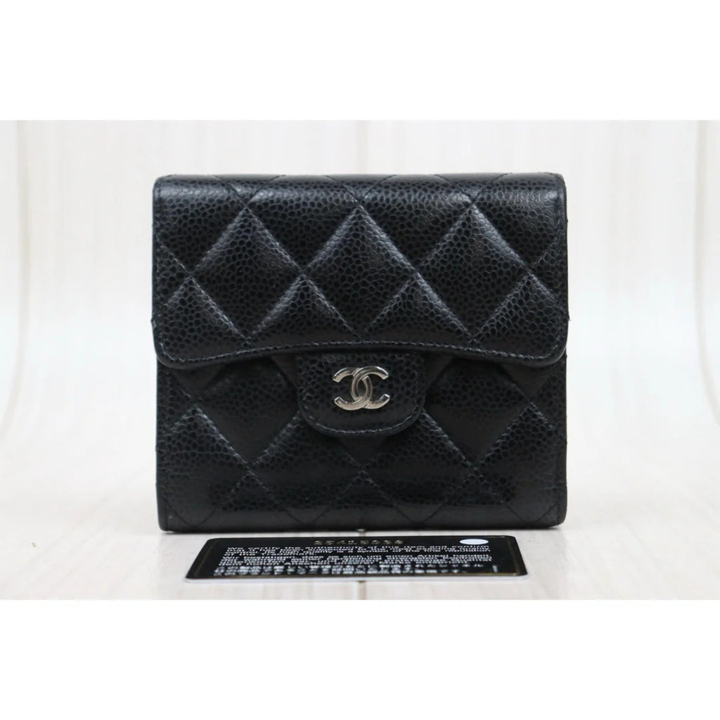 Chanel Small Flap Wallet Caviar